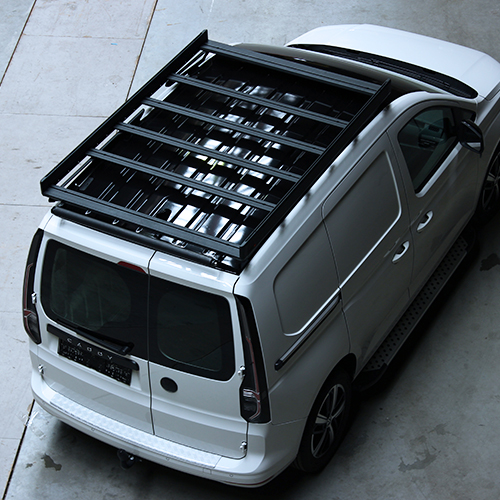 Dachgepäckträger Schwarz Aluminium Volkswagen Caddy Cargo 5 2020+